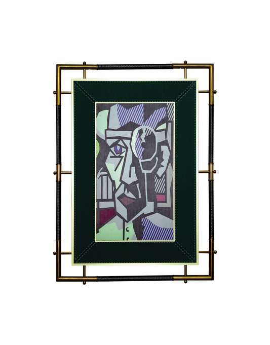 CUADRO ABSTRACT GREEN / MAN