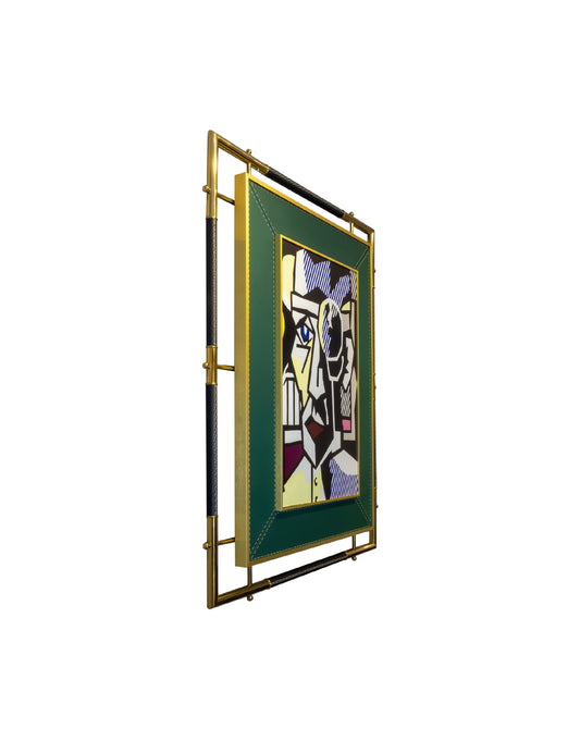 CUADRO ABSTRACT GREEN / MAN