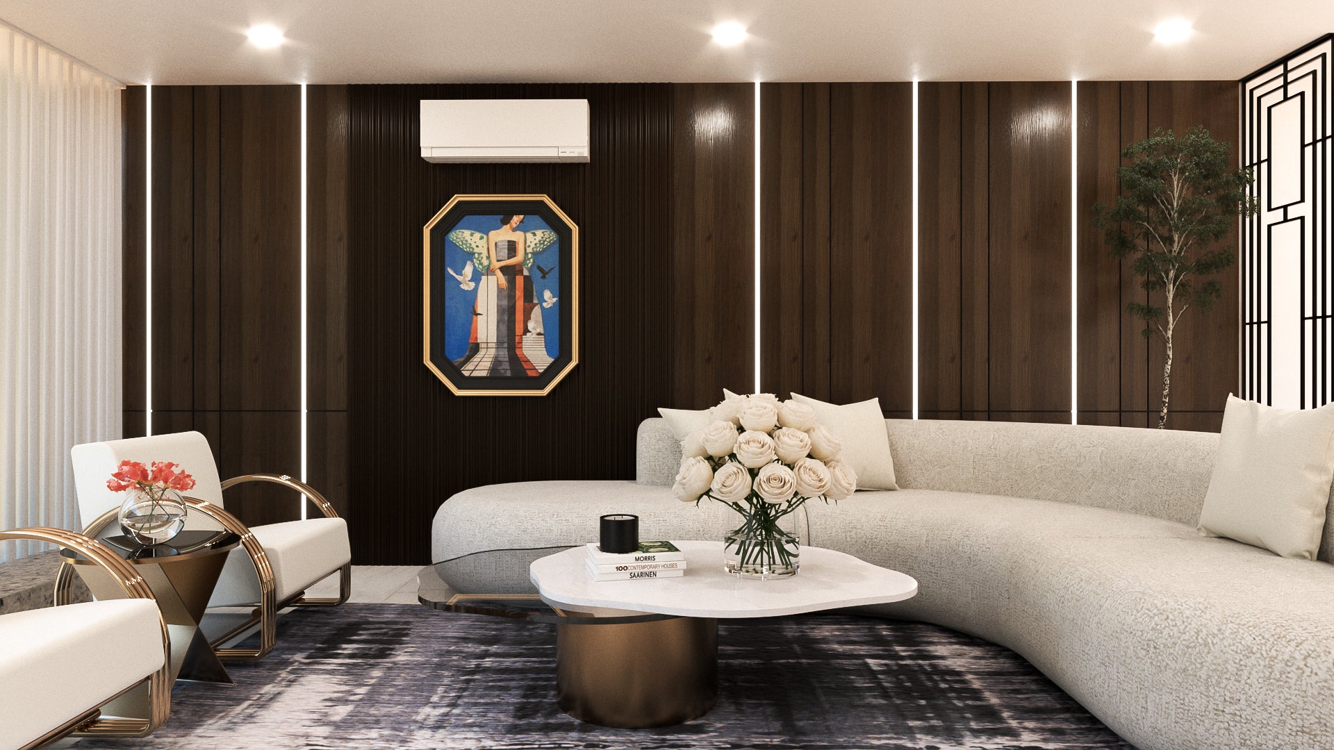 Interior elegante Quarto Galería