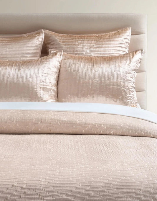SET DE DUVET GLAM VELVET BLUSH - KING SIZE